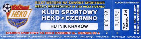 Heko Czermno - Hutnik Krakw, 8z