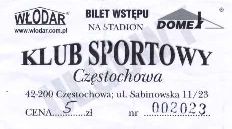 Klub Sportowy Czstochowa, 5z