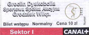 Dyskobolia Grodzisk Wielkopolski, 10z