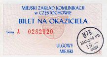 Czstochowa, 1996.11 - 19z/190.000z