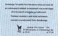 Tatrzaski Park Narodowy - 50gr (p2z), rewers