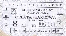Opata targowa, Koprzywnica, 8z - numer szeciocyfrowy