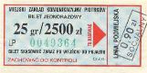 Piotrkw Trybunalski, linia podmiejska - 25gr/2500z (p0,90z)