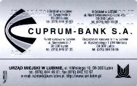 Lubin - Cuprum Bank, rewers